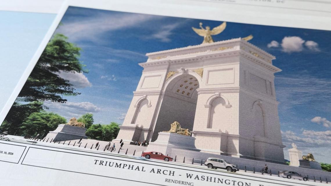 Trump's proposed arch